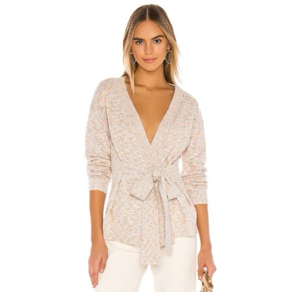 MAJORELLE Alexa Confetti Wrap Cardigan